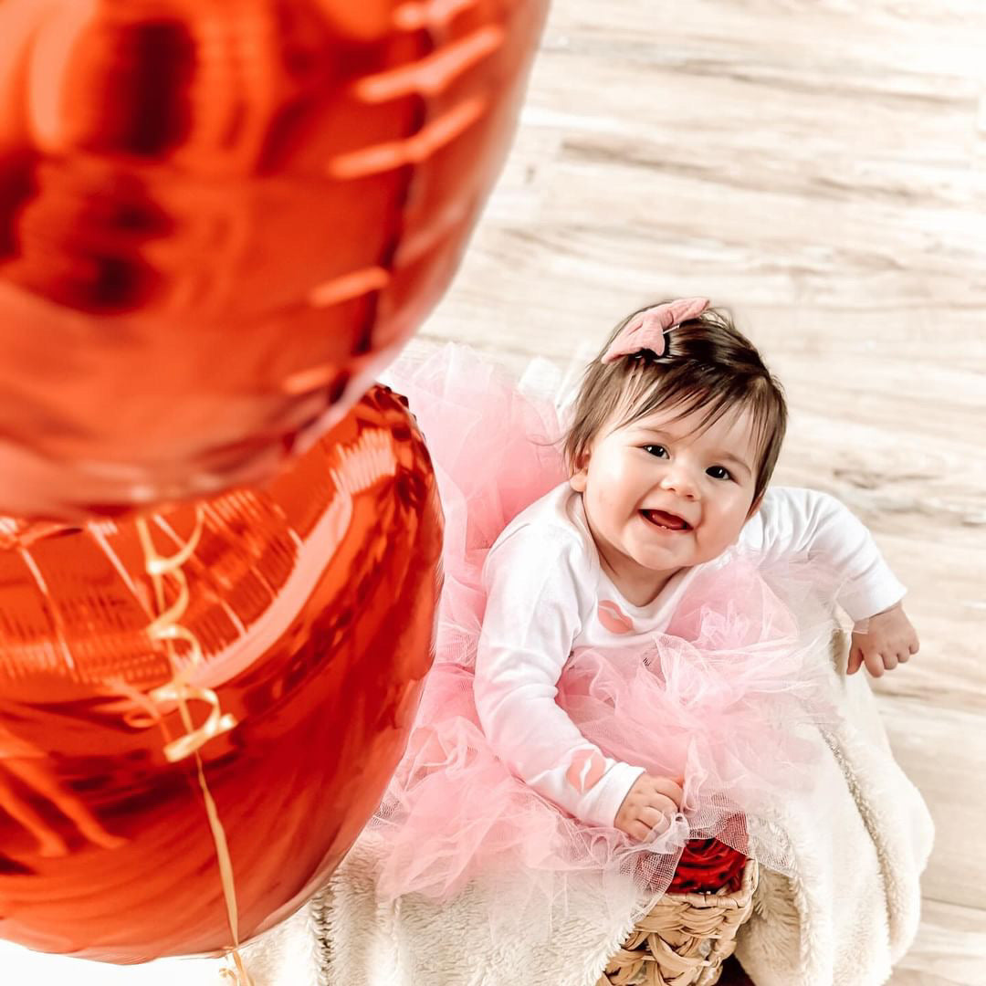 Ensemble tutu bébé rose