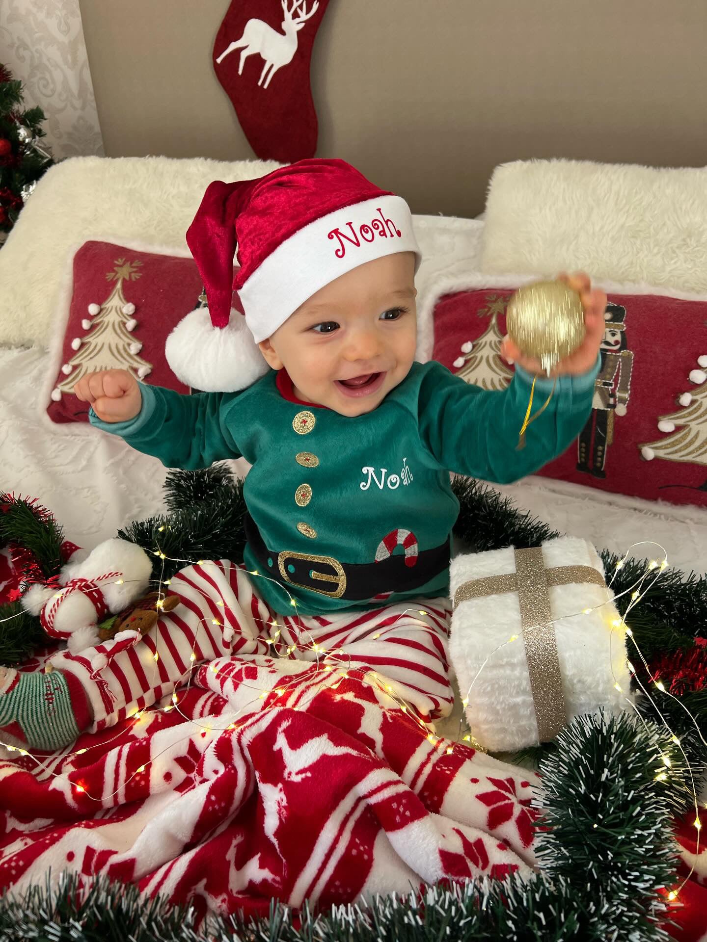 Pyjama personnalisé de noël