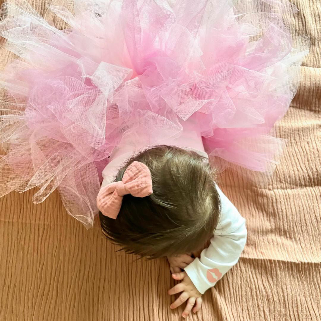 Ensemble tutu bébé rose
