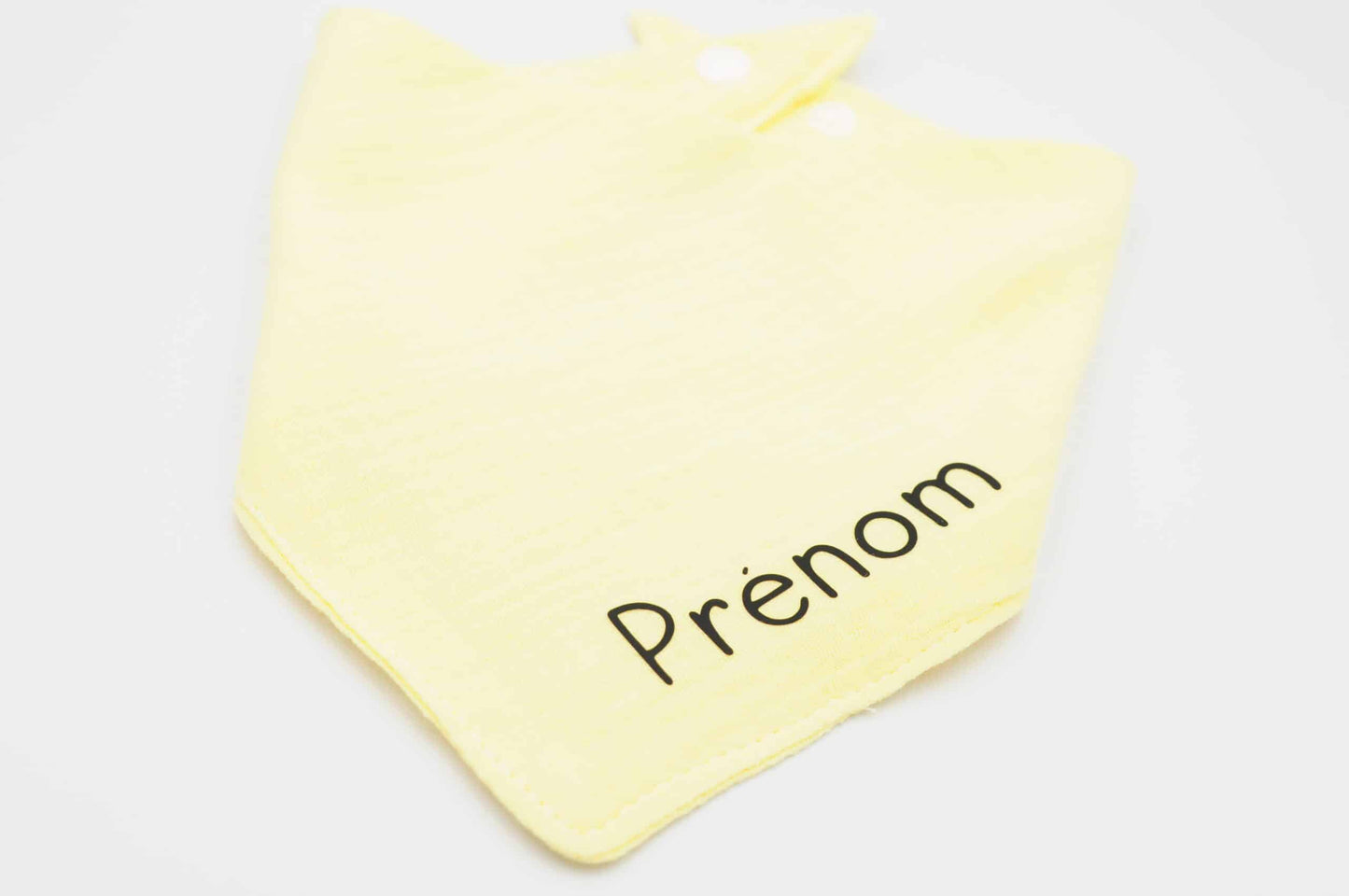Primeiro nome personalizado babador