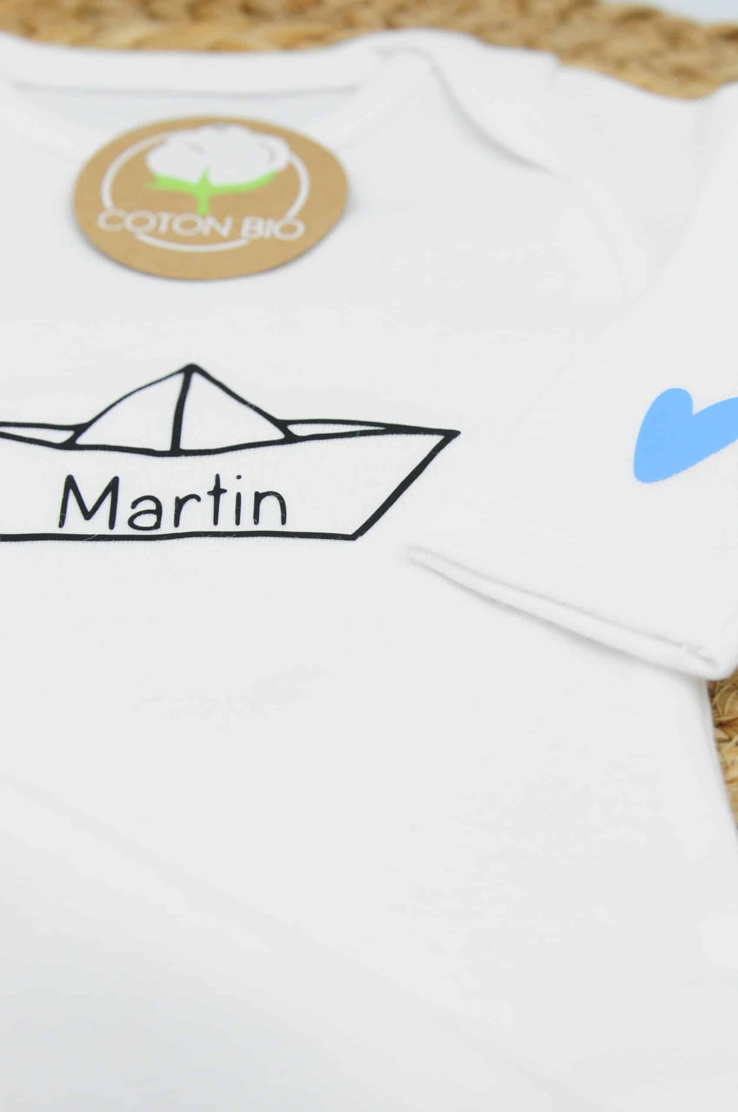 Body personnalisé petit bateau