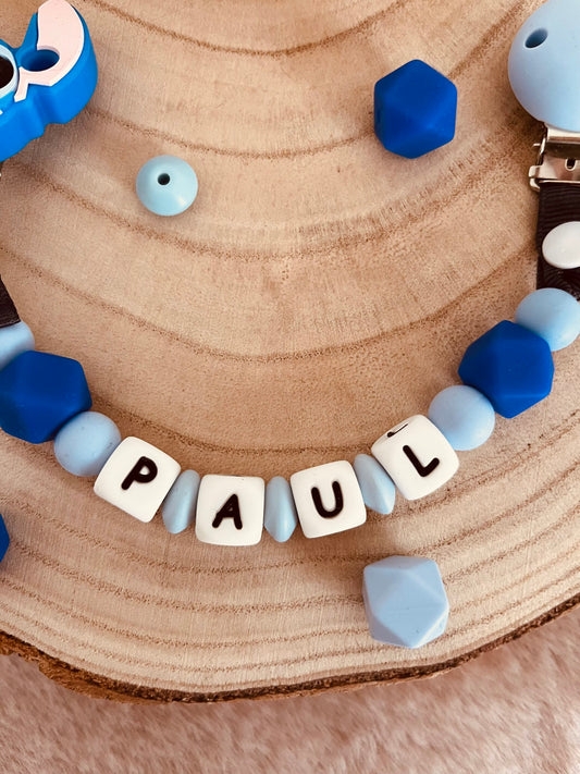 Attache doudou stitch