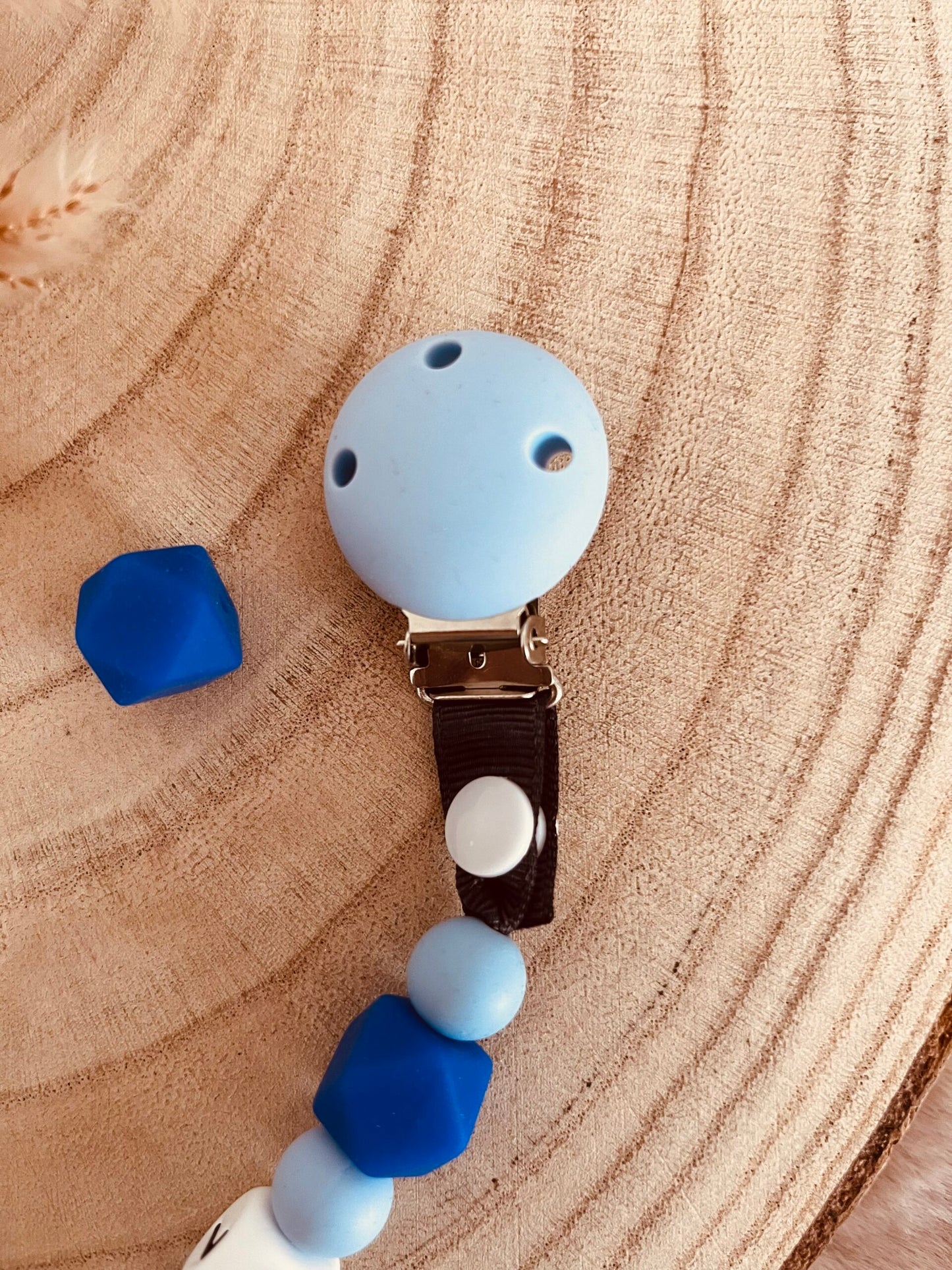 Attache doudou stitch