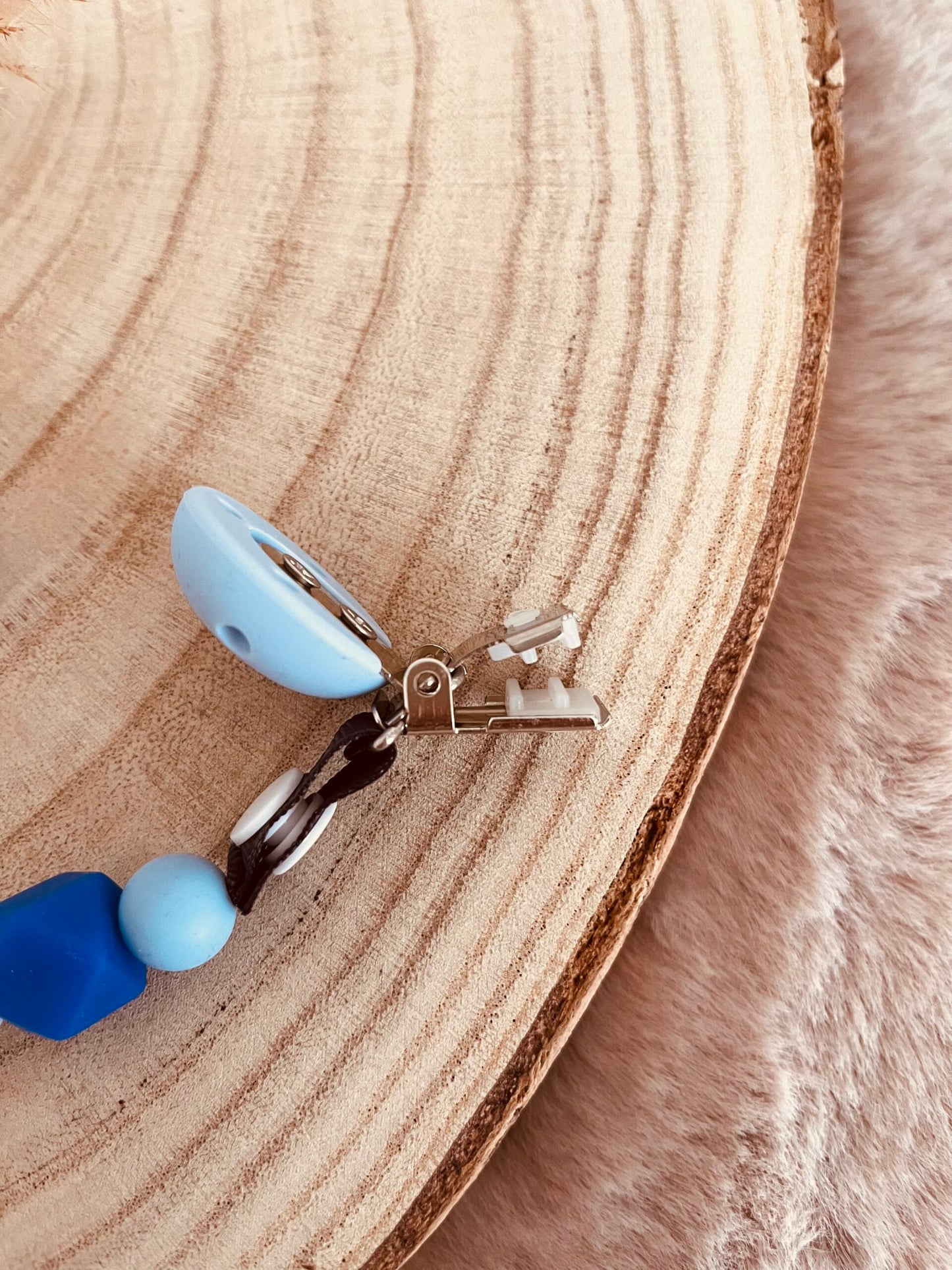 Attache doudou stitch
