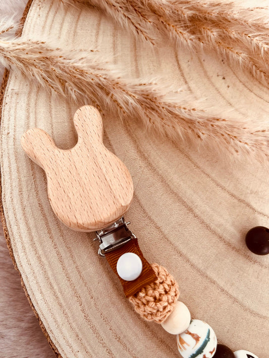 Attache doudou lapin