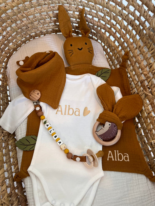 Coffret personnalisé bébé automne