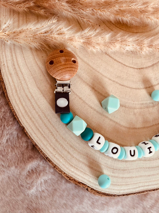 Attache doudou montgolfière