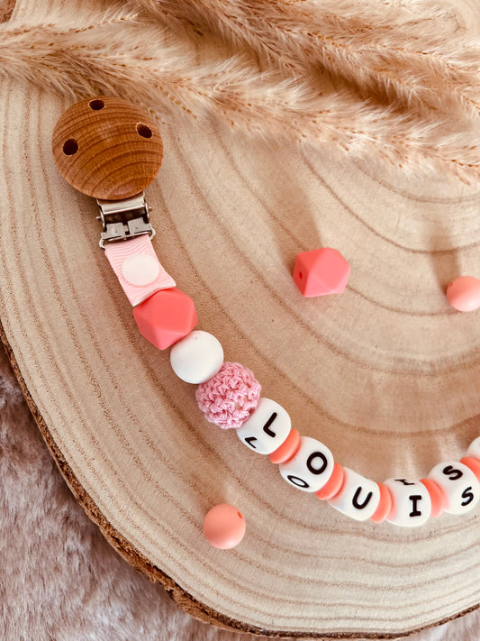 Attache doudou Barbapapa