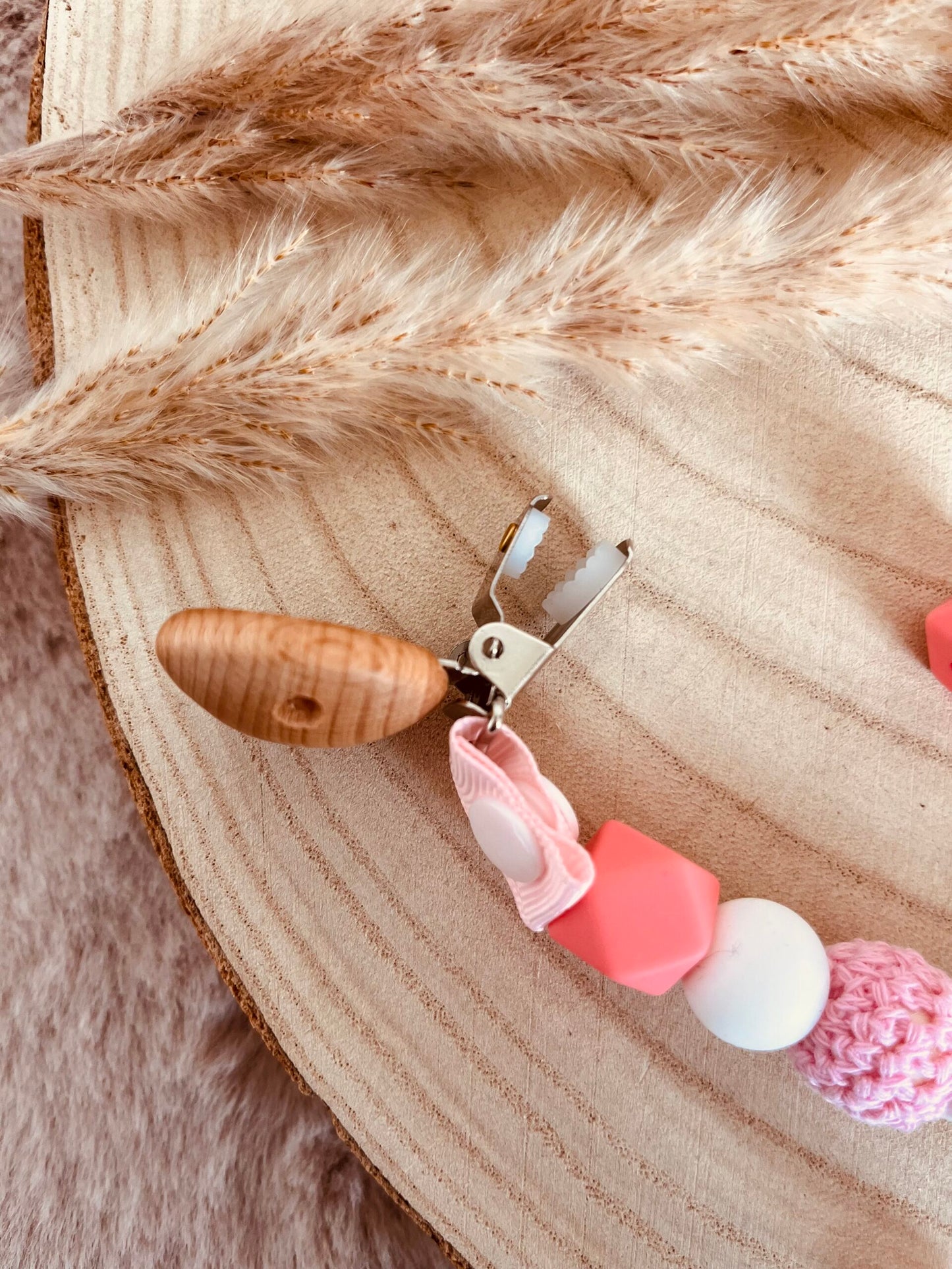 Attache doudou Barbapapa