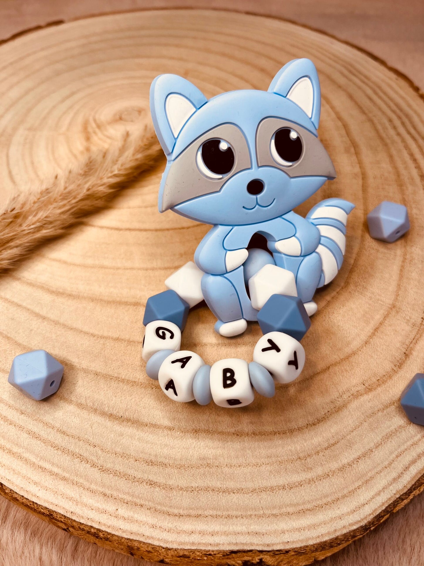 Anneau de dentition renard bleu
