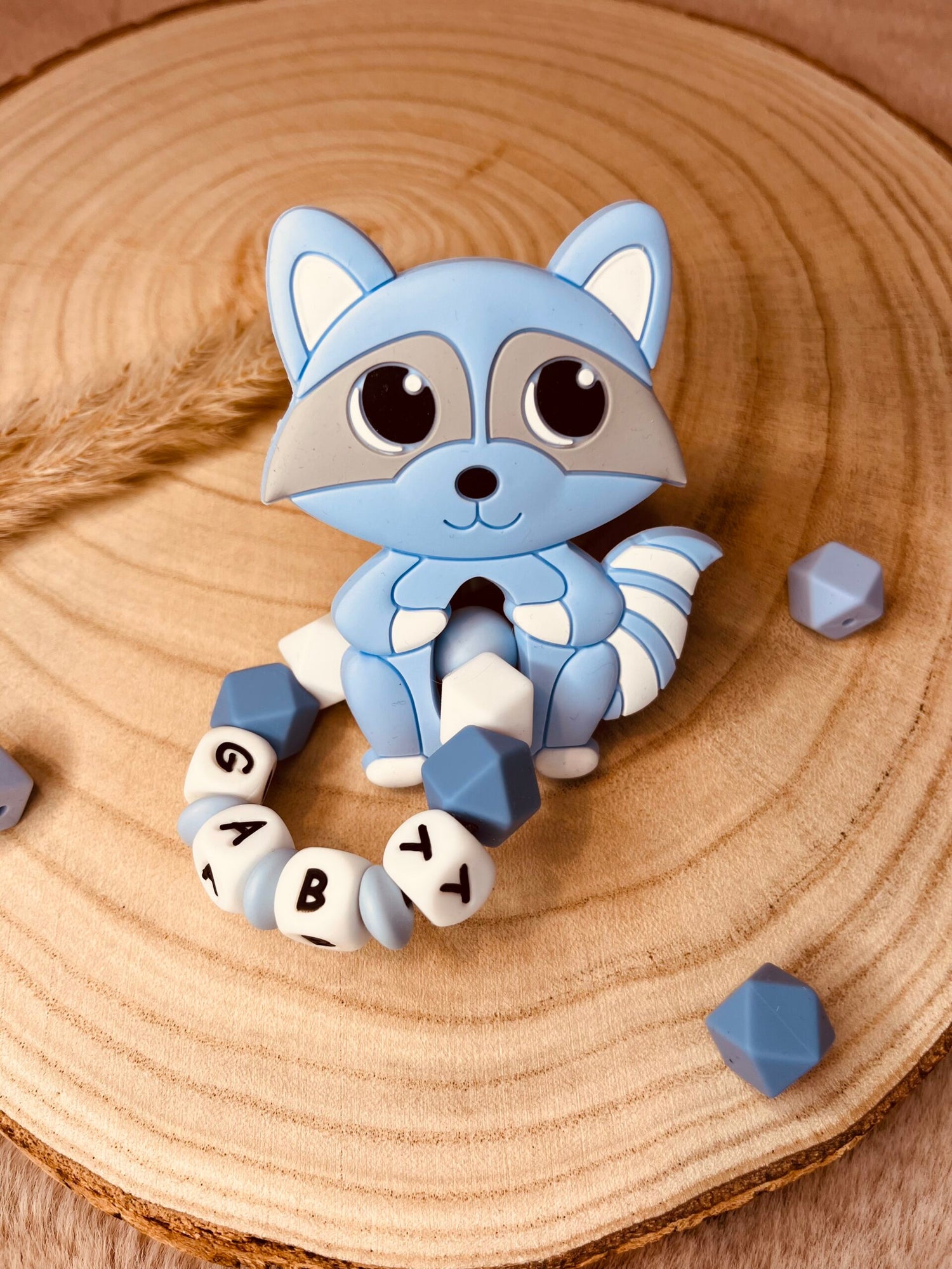 Anneau de dentition renard bleu