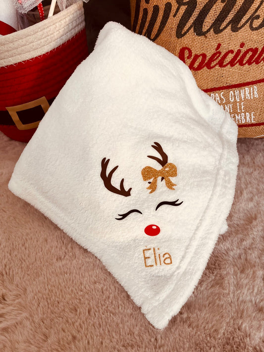 couverture renne de noel focus logo