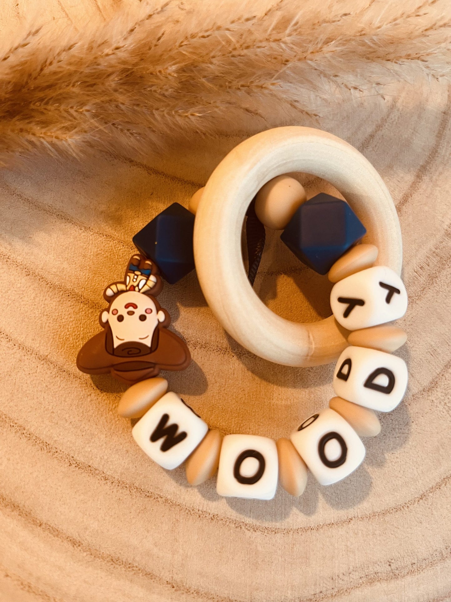 Anneau de dentition toy story Woody vue de dessus