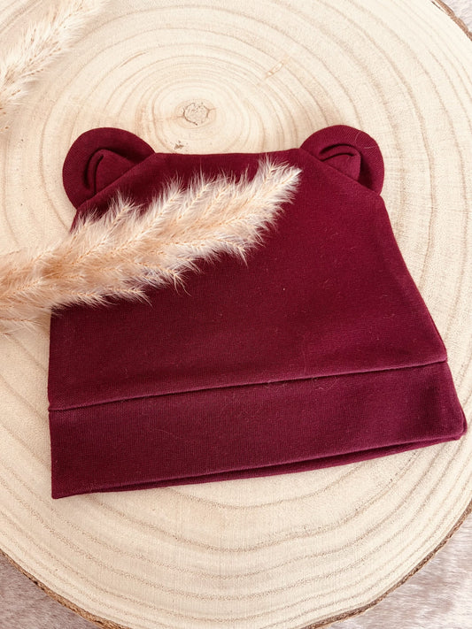 Bonnet naissance personnalisé prénom coeur