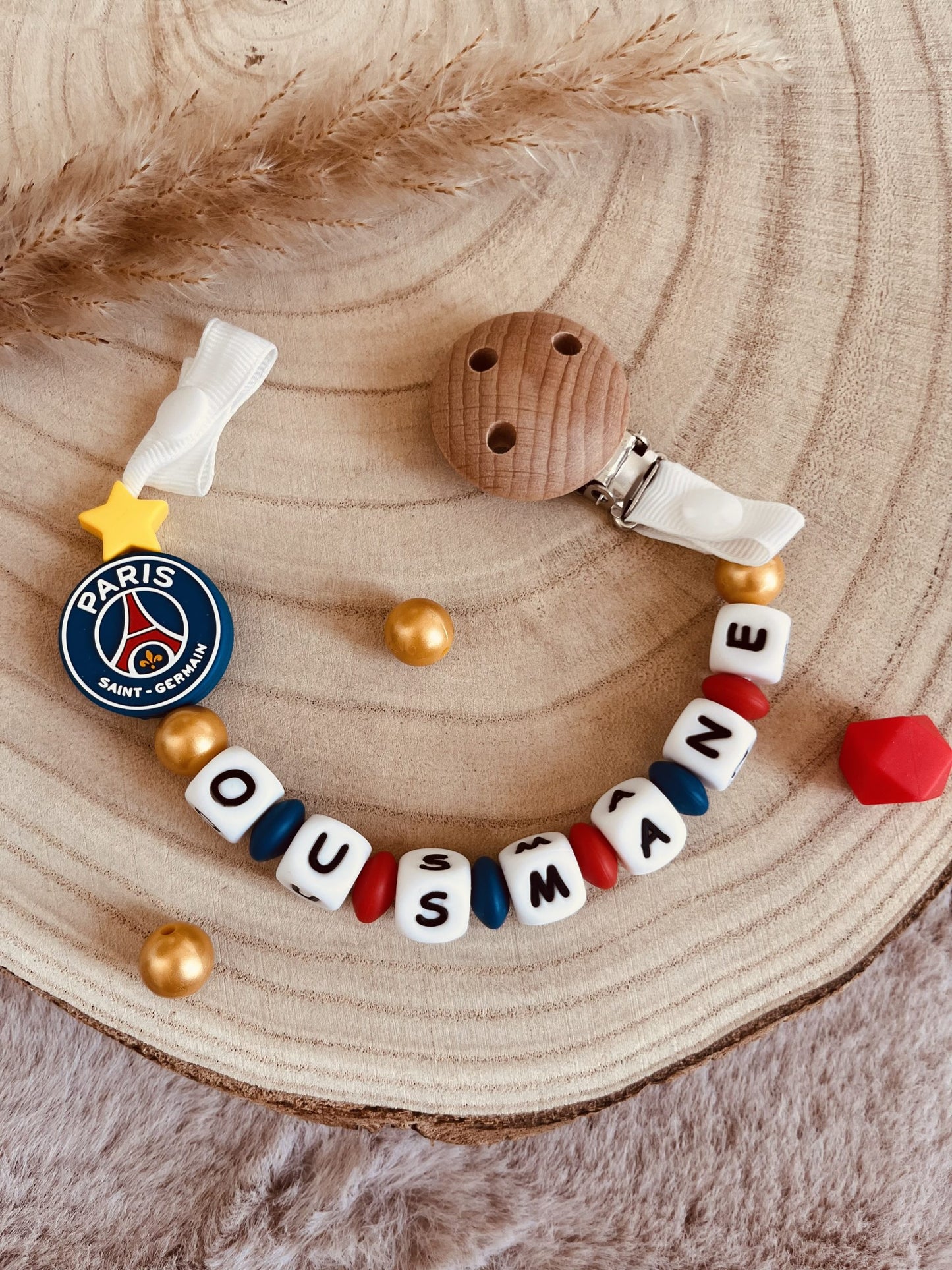 Acessório de chupeta do PSG 2025