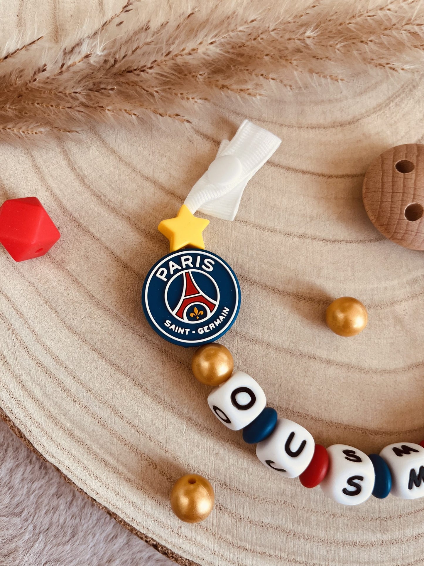 Acessório de chupeta do PSG 2025
