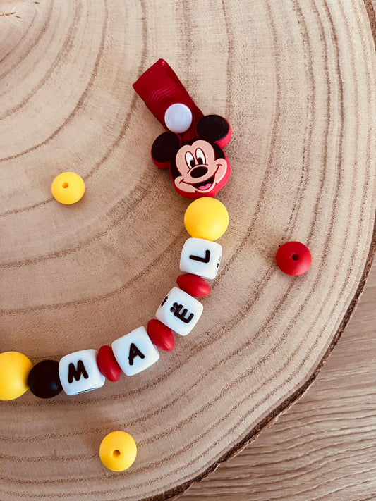 Acessório personalizado de chupeta Mickey