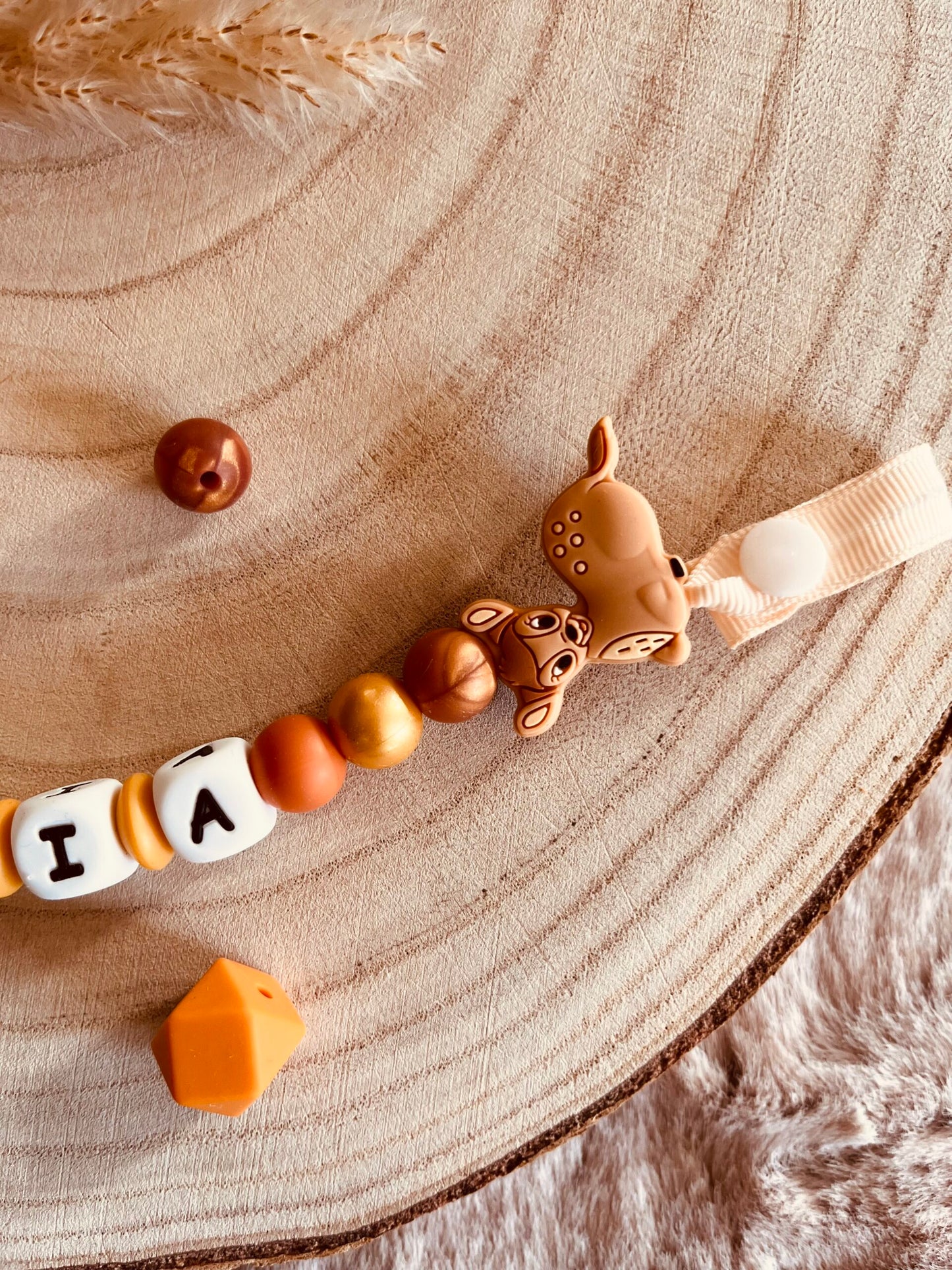 Attache tétine bambi