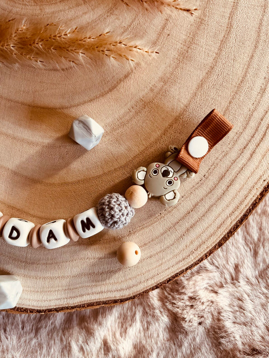 Attache tétine koala