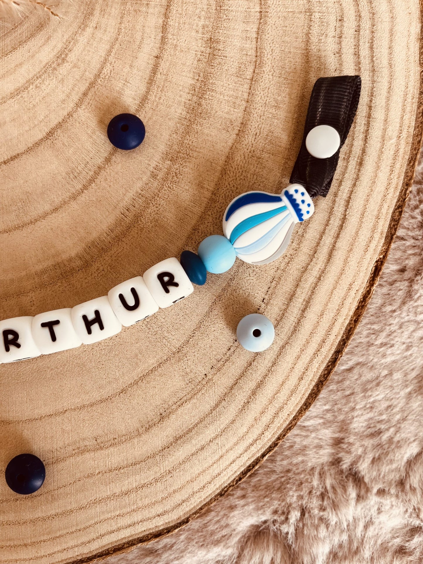 Titina personalizada personalizada Bleu Fillolfière