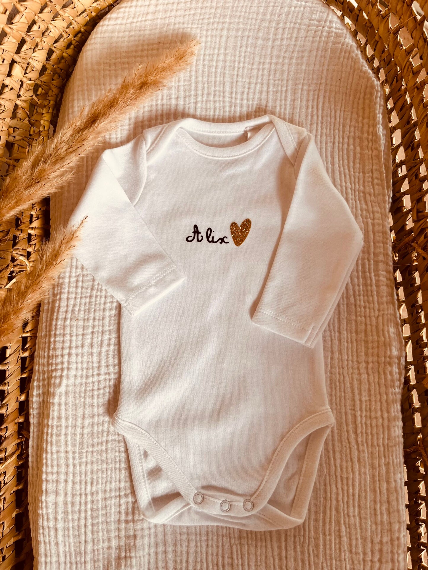Body coeur doré