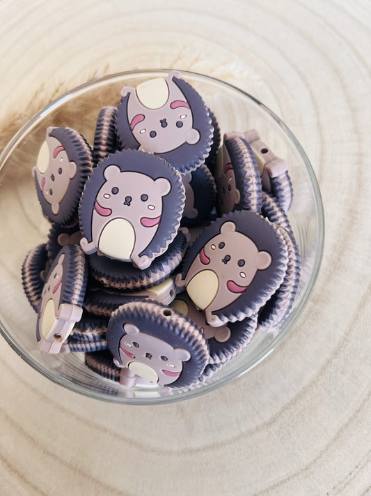 Hedgehog silicone pearl