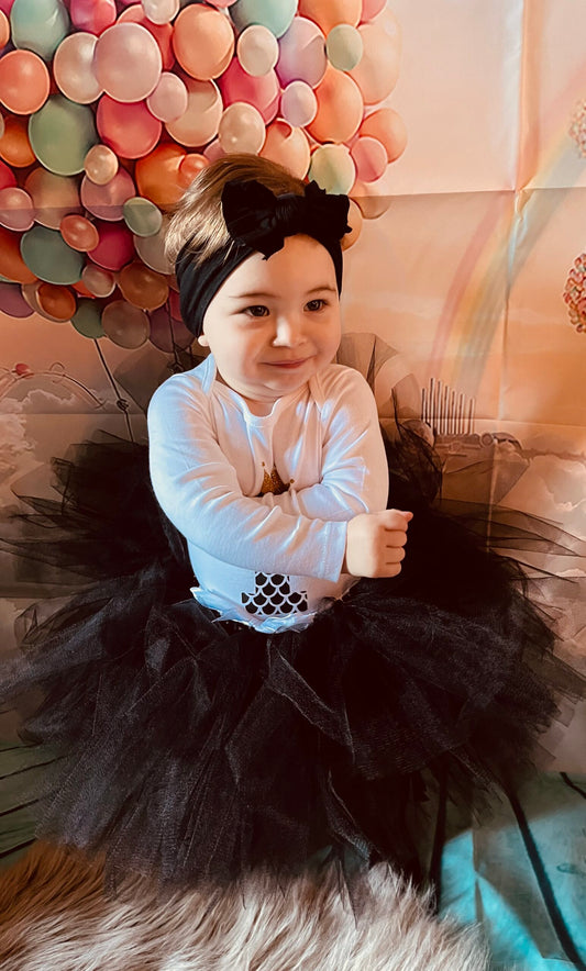 tutu bébé noir anniversaire