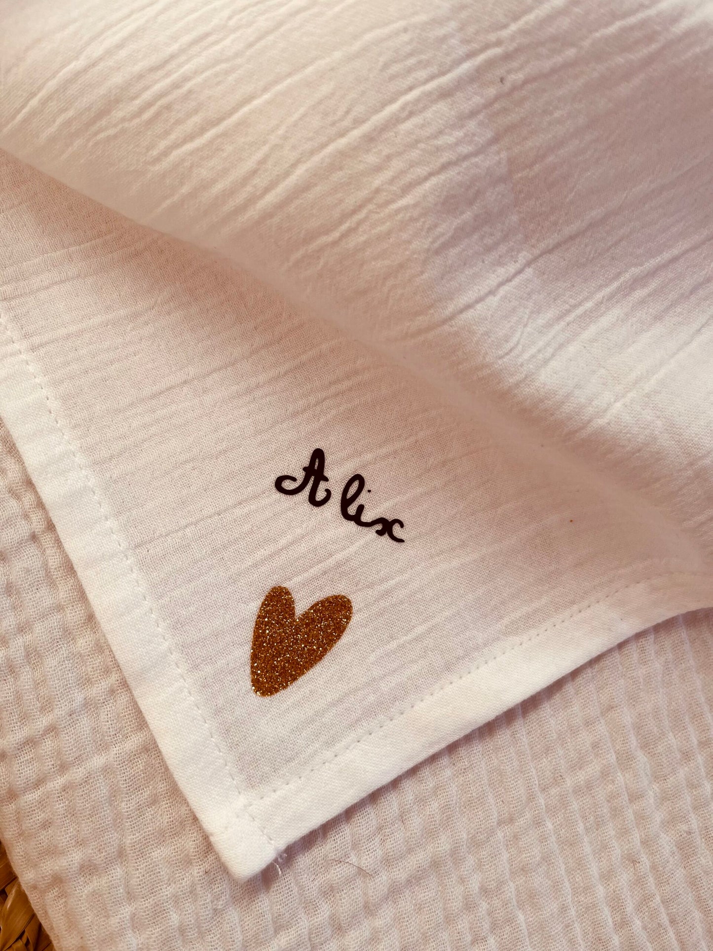 Lange de coton personnalisé