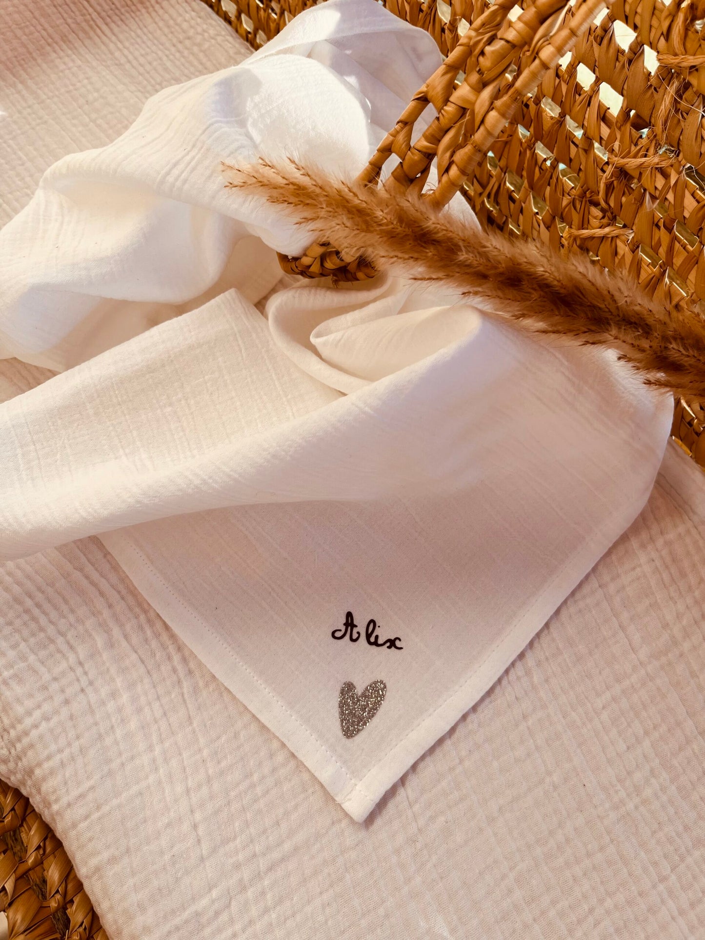 Lange de coton personnalisé