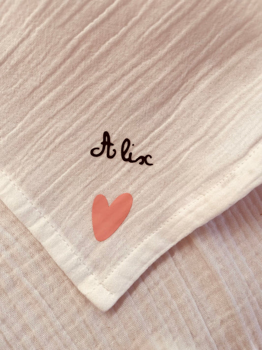 Lange de coton personnalisé