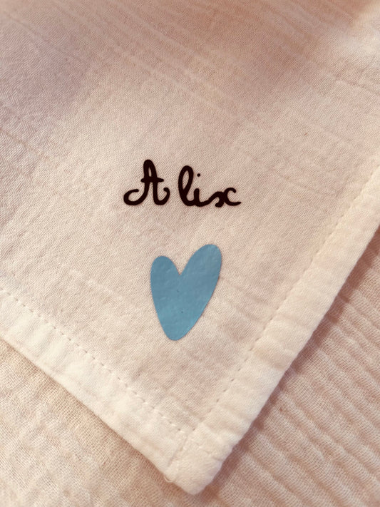 Lange de coton personnalisé