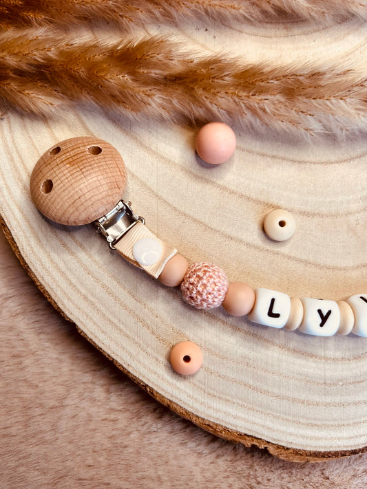 Attache tétine marguerite