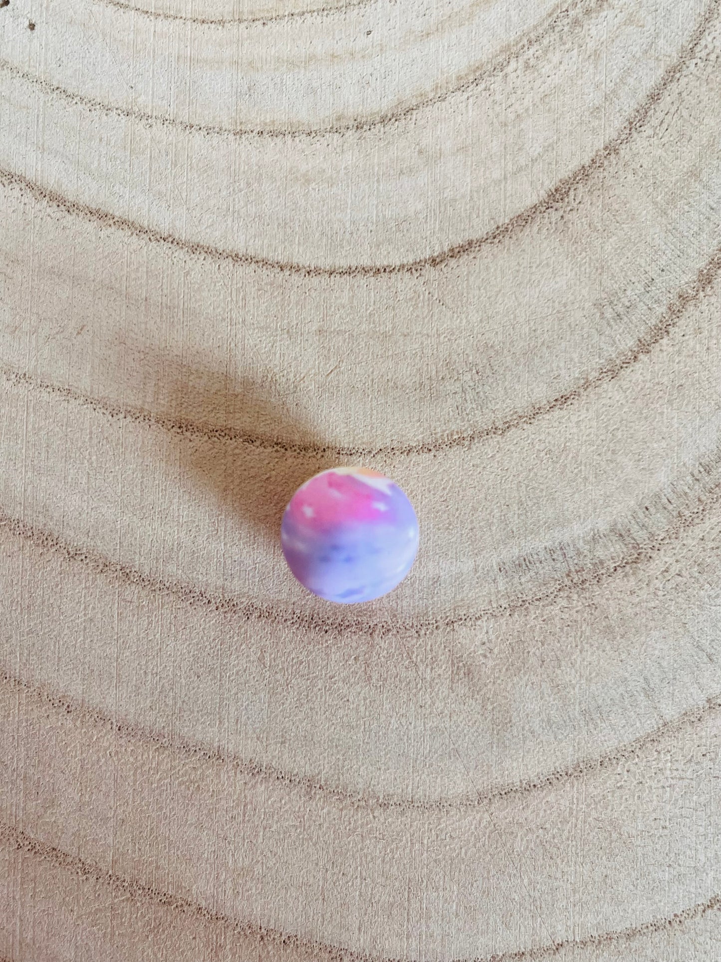 Perle Silicone imprimées Galaxie