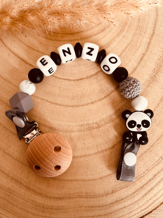 Graue Panda Packe -Anhaftung