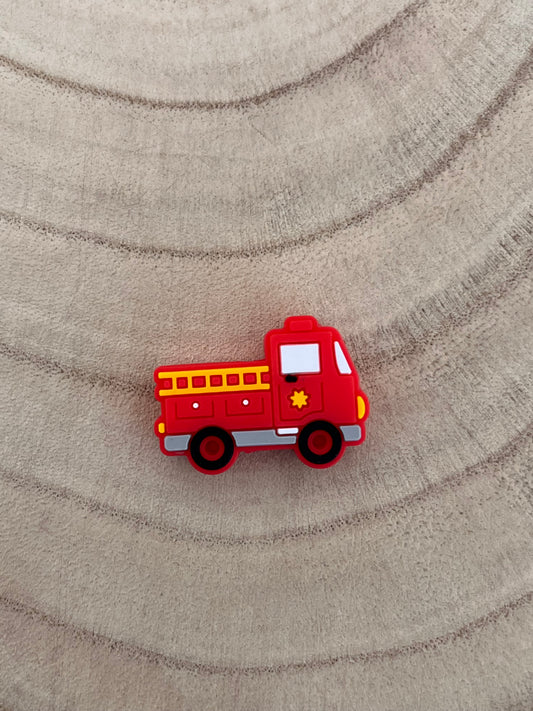 🚒 Perle Silicone Camion de Pompiers