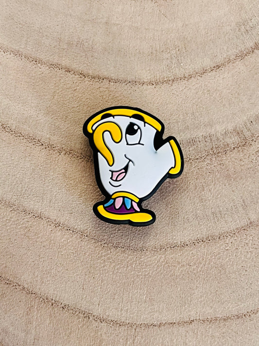 Perle silicone la belle et la bête