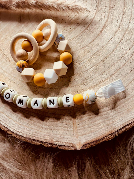 coffret naissance personnalisé fleurs