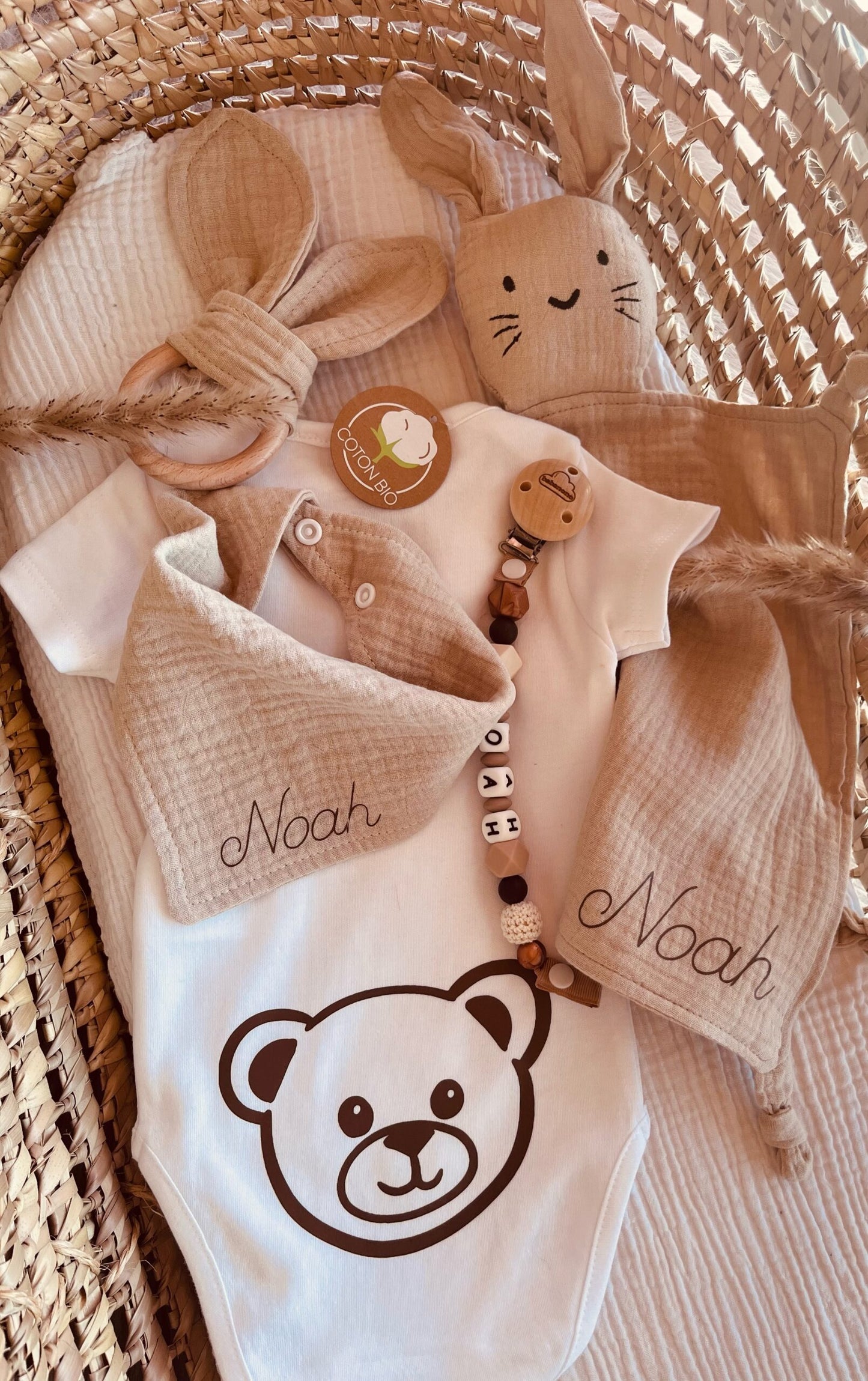 Coffret personnalisé cérémonie beige