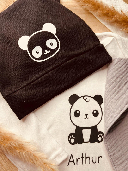 Coffret naissance personnalisé Panda