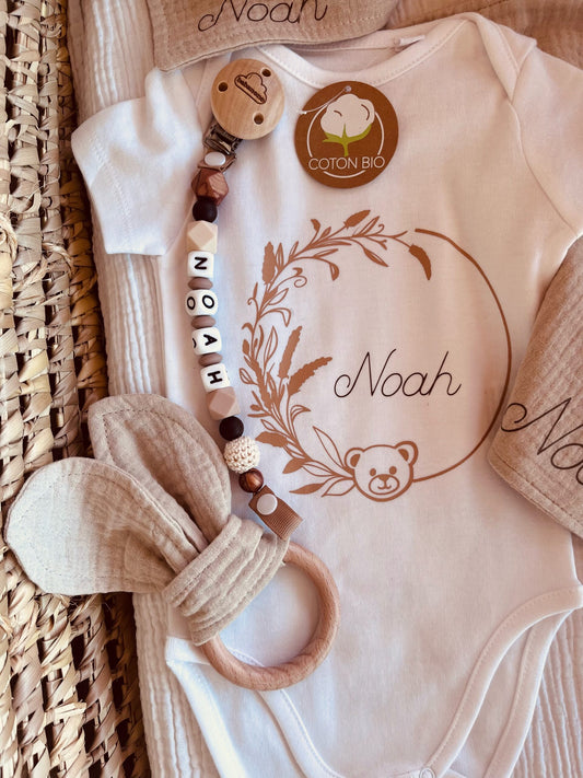 Coffret personnalisé cérémonie beige