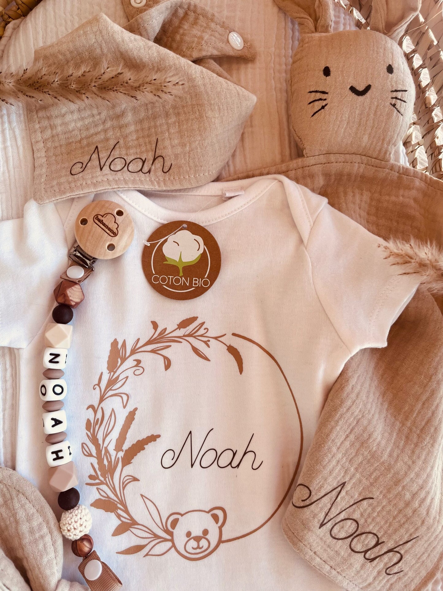 Coffret personnalisé cérémonie beige