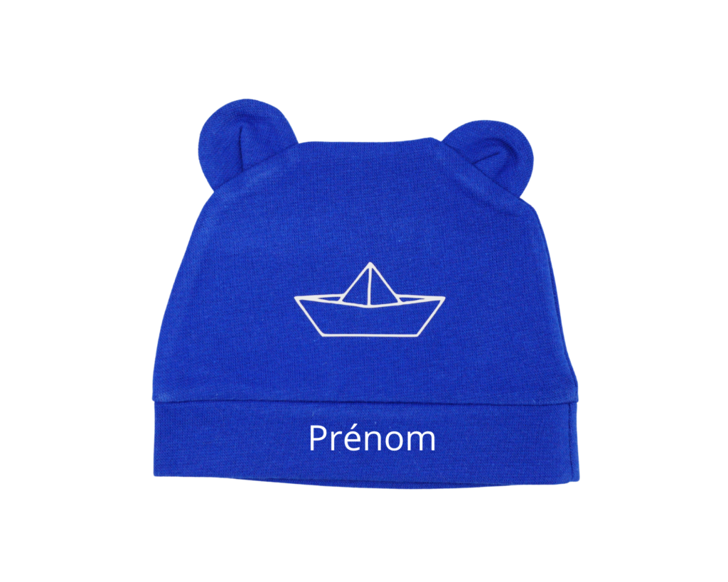 Bonnet personnalisé petit bateau Babanono