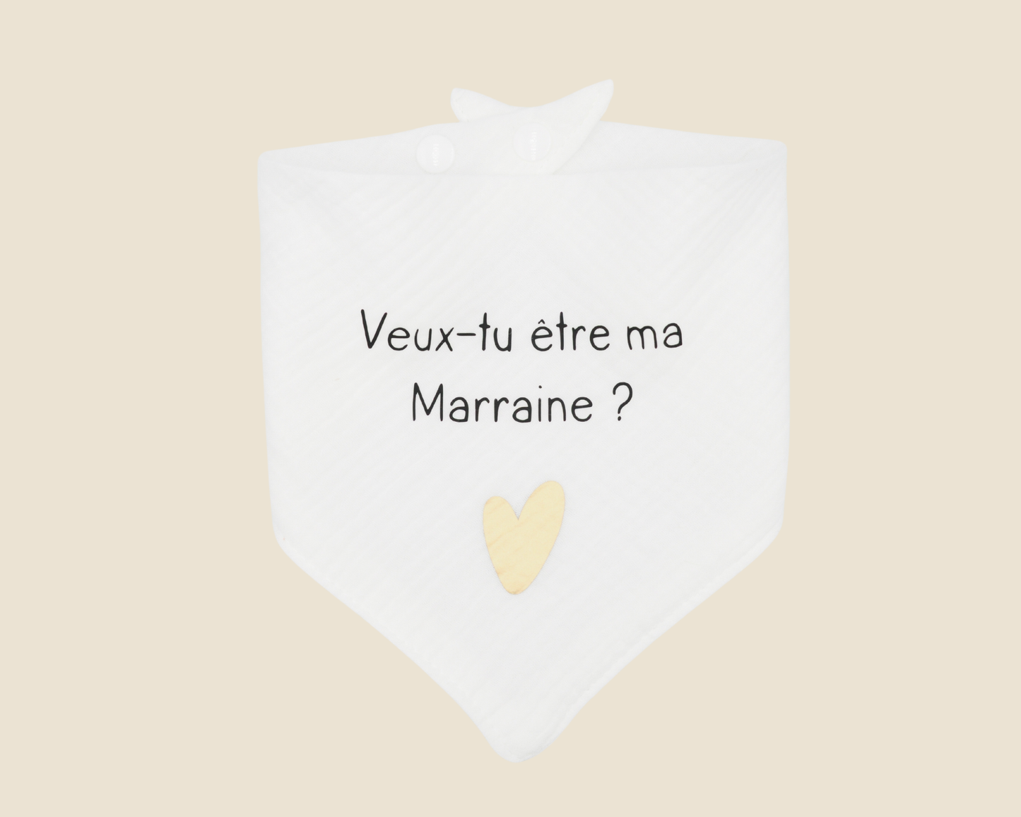 Personalized bib advertising ad