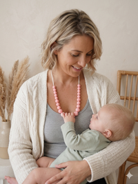 Collier d'allaitement et de portage Corail