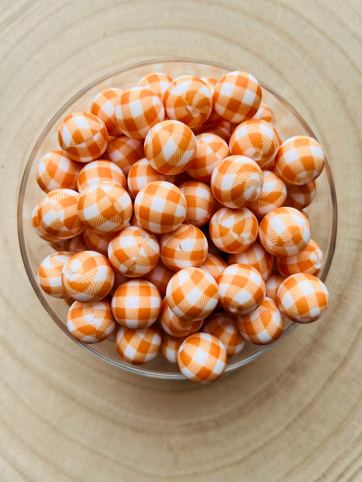 Perle silicone imprimées Vichy