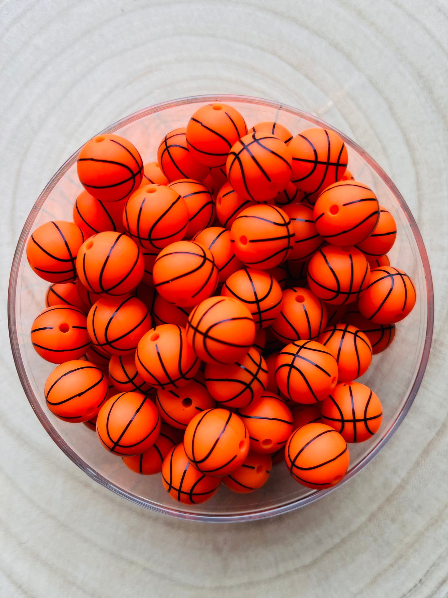 Perle silicone imprimées Basket