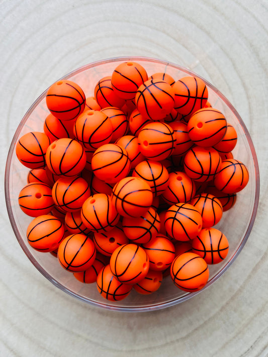 Perle silicone imprimées Basket