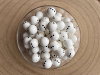 Perles silicone imprimées corps des neiges