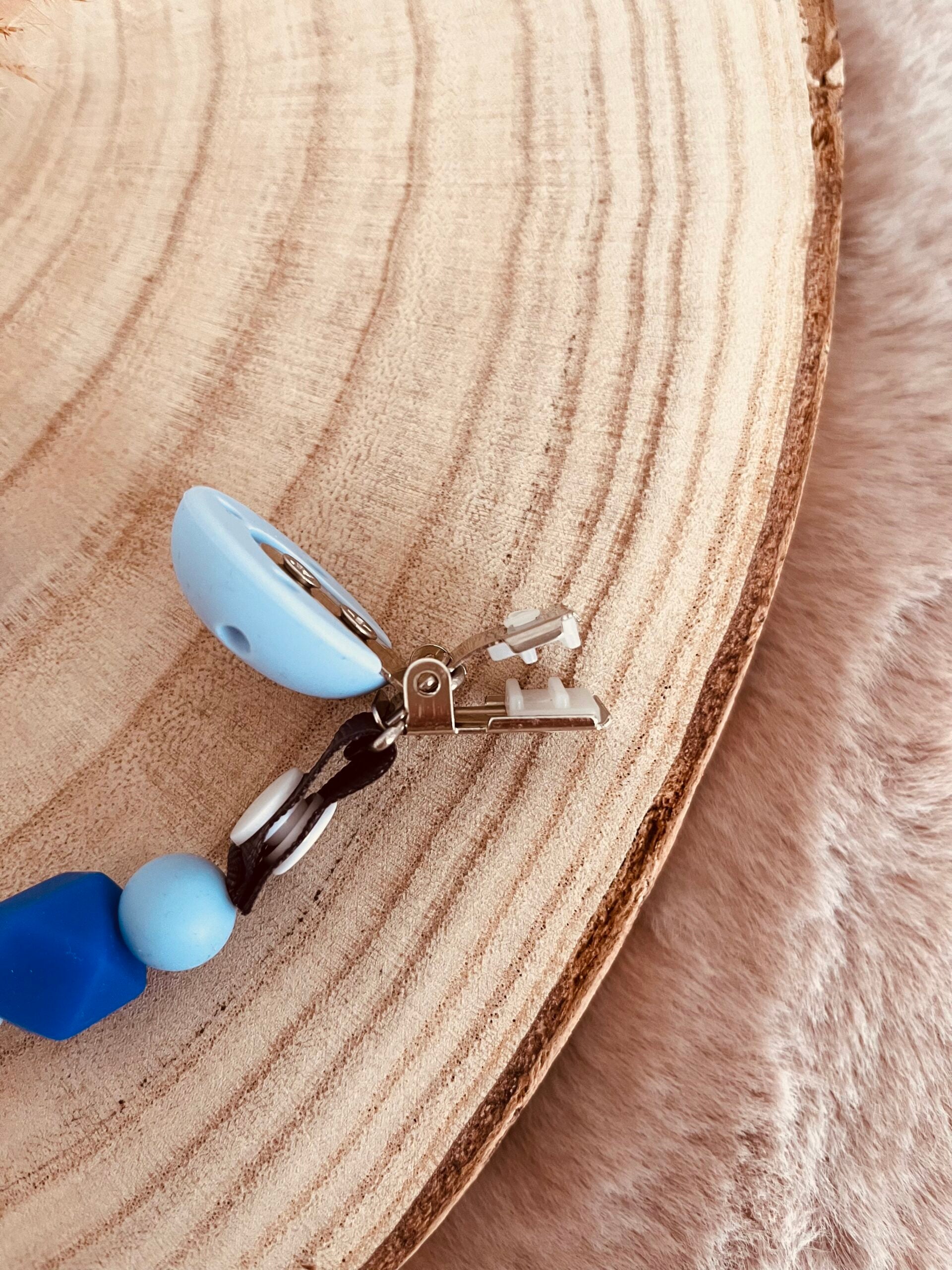 Attache doudou stitch