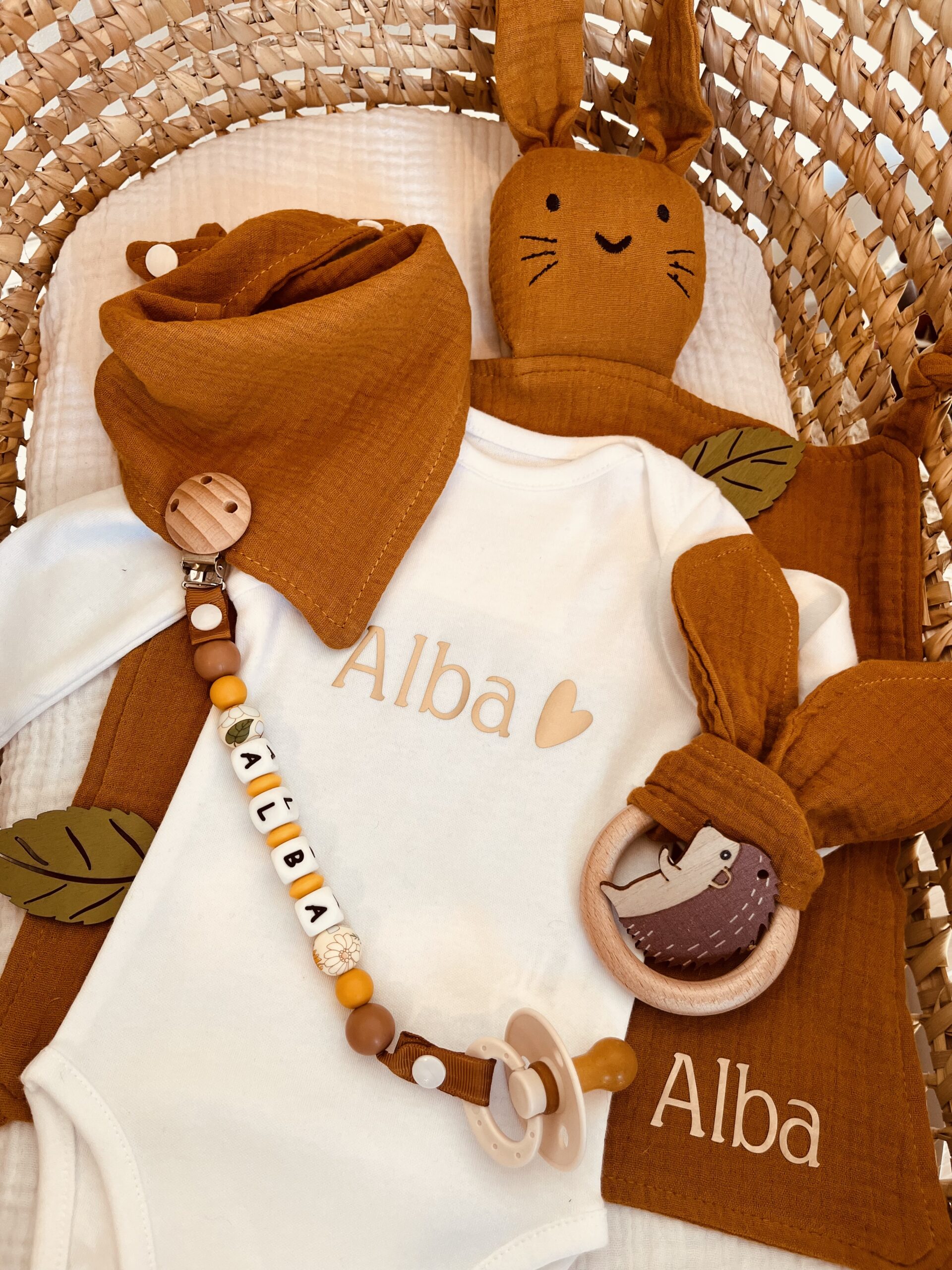 Coffret personnalisé bébé automne